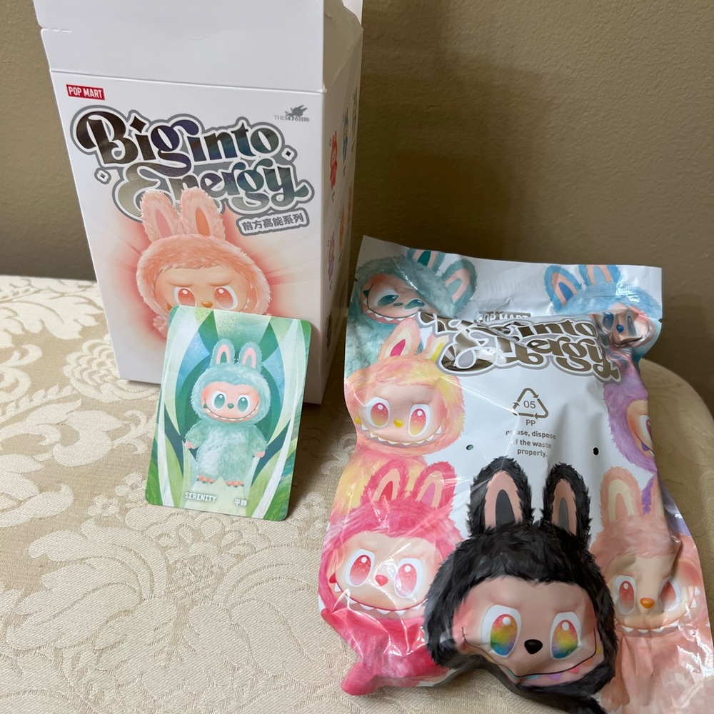Labubu Big Into Energy Pop Mart Collectible NWT